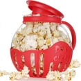 thumbnail image 1 of Máquina para Hacer Palomitas Maíz, Bocadillos Microondas, Air Poppers, Tazón Maíz 2,25 Cuartos, Accesorios Cocina Borosilicato, Rojo, 1 of 5