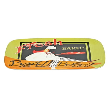 International Gourmet Chefs Fresh Baked Bread Serving Tray