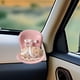 thumbnail image 1 of Clip de ventilación para asiento de coche de muñeca, elegante y adorable mini asiento de peluche, modelo de silla para muñecas, exhibición para coleccionistas. Rosa, 1 of 10