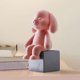 thumbnail image 5 of Estatuilla de conejo decorativa de resina Sunnimix rosa, 5 of 8
