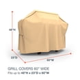 thumbnail image 4 of Budge Medium Tan Patio Outdoor BBQ Grill Cover, Sedona, 4 of 7