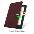 thumbnail image 3 of Ayotu Skin Touch Feeling Case for All-New Kindle 10th Gen 2019 Release Only - Thin&Light Smart Cover with Auto Wake/Sleep - Support Back Cover adsorption - (Not Fit Kindle Paperwhite), Red Wine, 3 of 7