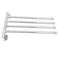 thumbnail image 4 of Phenofice 1Ud Toallero Plegable Inoxidable Plata Espacio Y Resistente, 4 of 8