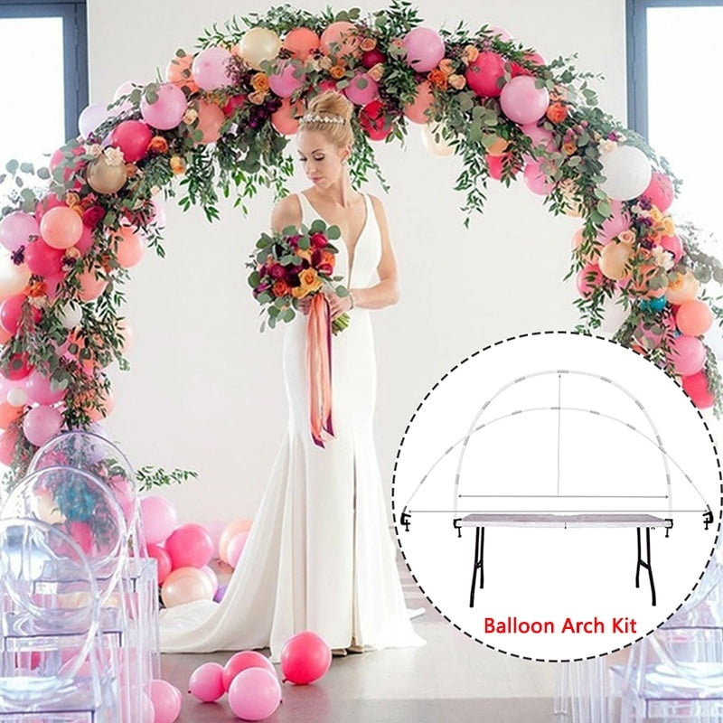 1 Set Desktop Balloon Arch Kits Detachable Balloon Display Column Stand