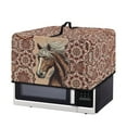 thumbnail image 7 of TSOVTHRID Boho Mandala Horse Print Microwave Dust Cover Oil-Proof Countertop Convection Oven Cover Protective Smart Oven Protector for Kitchen Decor and Accessories, 18.25"W x 14.5"D x 11"H, S, 7 of 7