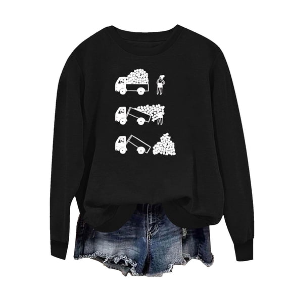 Ladies Pullover with Hood Lover Loose Fit Outfit Sweatshirts for Juniors Crewneck Happy Gift Valentines Day Brunch Fall Winter 2026 Clothing Trendy