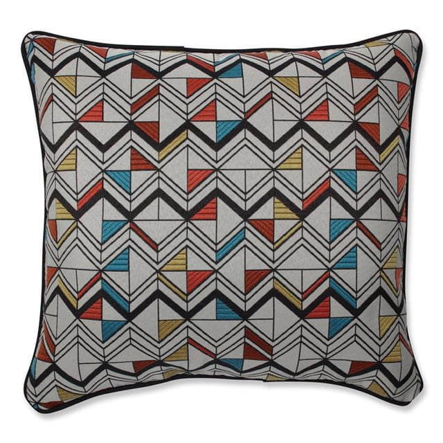 Pillow Perfect 618548 16.5 in. Coussin Intérieure Basenji Mandarine & 44; Multicolore