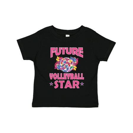 

Inktastic Future Volleyball Star Gift Toddler Toddler Girl T-Shirt