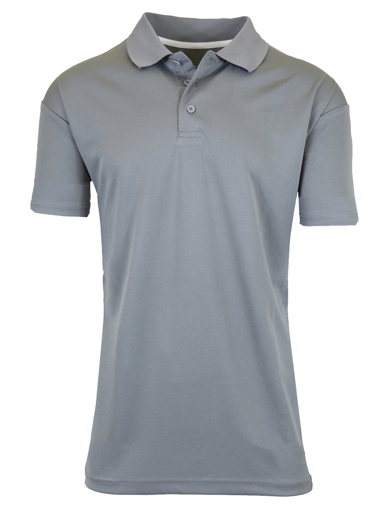 Men's Dry Fit Moisture-Wicking Polo Shirt - Walmart.com