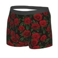 thumbnail image 2 of Naloa Rose Print Mens Underwear - Boxers for Men, Classic Briefs for Men, 2 of 9