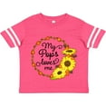 thumbnail image 3 of Inktastic My Pops Loves Me with Sunflower Wreath Boys or Girls Toddler T-Shirt, 3 of 5