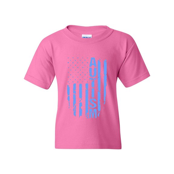 NIB - Big Girls T-Shirts and Tank Tops - Autism Flag
