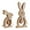 Khaki, variant on Clearance Items 2-Piece Easter Wooden Bunny Decorations with Egg, Rustic Farmhouse Tiered Tray Decor, Perfect for Spring Holiday Home Decoration and Easter Tabletop Decor