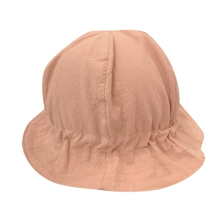 

Toddler Baby Kids Boys Girls Solid Color Pleated Hat Bucket Hats Hat Sun Cap Leisure Vacation Daily Cap