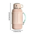 thumbnail image 3 of Valentine's Day Savings Clearance Water Bottle, Valentines Day Gifts, Sulated Gallon Jug With Handle Stainless Steel Large Double Vacuum Water Bottle For Hot Cold Drinks Wide Mouth Sweat Proof Great, 3 of 5