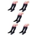 thumbnail image 3 of Jumpingount Calcetines de tubo medio Hasta la rodilla Algodón puro Buena retención de calor Gran elasticidad Hermosas medias de regalo para niños Tipo 23 tipo 23 5piezas Jumpingount CBP257851, 3 of 4