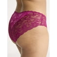 thumbnail image 2 of Joyspun Women's Microfiber and Lace Hipster Panties, 3-Pack, Sizes XS-3XL, 2 of 4