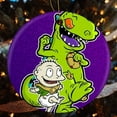 thumbnail image 5 of Rugrats Circular Ceramic Pendants Christmas Tree Decorations Hanging Ornaments Xmas Round Ornaments 2 Pcs, 5 of 8