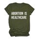 thumbnail image 1 of Xuyuer Women's Graphic Oversized Tees Letter Print Summer Tops Vintage Half Sleeve Loose Casual T Shirts T-Shirts Funny Letter Printed Vintage Graphic Casual Workout Tops Holiday Tee Shirt, 1 of 7