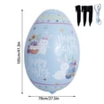 thumbnail image 3 of ddioayh Easter PVC Inflatable Eggs Outdoor Decoration with Bunny Design Easy Inflate Deflate Portable Waterproof for Patio Garden Party, 3 of 6