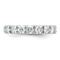 thumbnail image 5 of FJC Finejewelers 14 kt White Gold 1.25 ct. 9 Stone G H I True Light Moissanite Band 3 mm, 5 of 8
