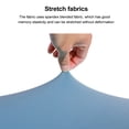 thumbnail image 6 of Chair Covers for Dining Room - Stretch Chair Slipcovers for Decorative Seat Protector Armless Removable Washable Elastic Dinner Universal Spandex Solid Chair Slip Covers Set, 6 of 8