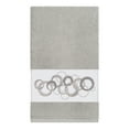 thumbnail image 3 of Authentic Hotel and Spa  Turkish Cotton Circles Embroidered Light Grey 3-piece Towel Set, 3 of 5