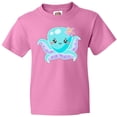 thumbnail image 3 of Inktastic Cute Octopus Blue with Star Youth T-Shirt, 3 of 5