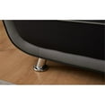 thumbnail image 2 of Kingway Furniture Lilian Faux Leather Livingroom Sofa in BlackGray, 2 of 7