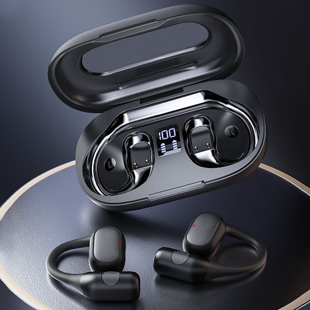 Teissuly Wireless Bluetooth Earphones Without In Ear Noise Reduction Bones-conduction Bluetooth Earphones Wireless Hanging Ear Earphones Teissuly WER202312132923