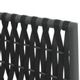 thumbnail image 5 of vidaXL Garden Chairs with Cushions 2 pcs Black 54x61x83 cm Poly Rattan, 5 of 5