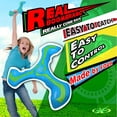 thumbnail image 3 of Soft Foam Boomerang - Orange & Blue - Easy Throw True Return - Safe Outdoor Fun Gift for Teens & All Ages (Orange and Blue) Eco-Friendly 0.07lb 9.1in, 3 of 9