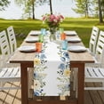 thumbnail image 4 of Table Runners 90 Inches Long Dress Scarves, Spring Flowers Farmhouse Coffee/Dining/Kitchen Table Runner for Living Room, Watercolor Wildflowers Botanical Floral Leaf 13x90 Inch, 4 of 9