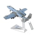 thumbnail image 1 of Modelo a escala 1/72 de avión, estatua de avión de juguete de simulación, modelo de caza con base Gris, 1 of 9