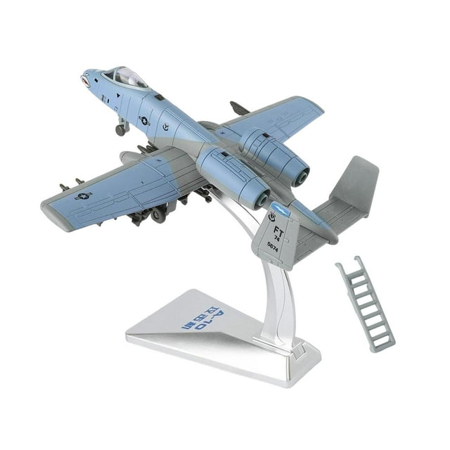 HILABEE 1/72 Airplane Model Sturdy Handcraft with Base for Shelf Home Children's Day Grey