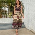 thumbnail image 5 of Bohemian Pattern Vestido Sin Mangas Para Mujer, Traje De, Ropa De Cumpleaños, Verano, 5 of 5