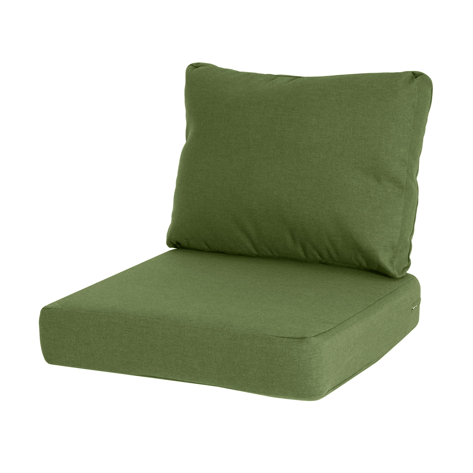 Jopath Outdoor Green Club Chair Cushion Set with Seat Cushion and Back Cushion, Compatible with Most Club Chair for Patio Balcony Garden(Without Club Chair)