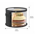 thumbnail image 2 of Clear Organizer Hat Box with Carrying Handles, Closet Hat Organizer for Baseball Caps, 2 of 5