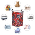 thumbnail image 6 of Bingfone Fire Sign Waterproof Foldable Laundry Hamper Bucket With Handles For Storage Bin,Clothes Hamper (), 6 of 8