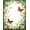 Ivory, Pattern 2, variant on Flatwoven High Traffic Area Rug, Spring Garden Harmony Featuring Fluttering Wings and Leafy Flourishes, Non Slip, Stain Resistant, Washable Area Rugs for Living Room, Bedroom(Ivory, 3X5)