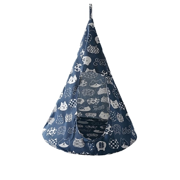 LAMIRO Soft Hanging Conical Cat Hammock Kitten Nest Cat House Bed Pet Tent