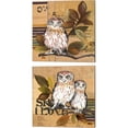 thumbnail image 1 of Great Art Now Little Owls by Patricia Pinto 2 Piece Canvas Art Set Each 14W x 14H, 1 of 3