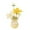 Yellow, variant on Bwiyojiz Home Decor Handmade Crochet Weng Potted Decoration Yarn Weaving Simulated Flower Desktop Bonsai, Gifts for Sister