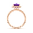thumbnail image 2 of ANGARA Natural 2.2 Ct. Amethyst Solitaire Ring in 14K Rose Gold for Women (Ring Size: 11.5), 2 of 9