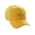 thumbnail image 1 of Daxton USA States Classic Structured Golf Dad Hat Cap, Gold Hat Dallas, 1 of 4