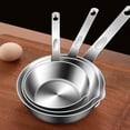thumbnail image 6 of Mini Egg Pan 316 Stainless Steel, Small Sauce Pan Skillet, Compact Sauce Pans for One Egg, Small Frying Pans for Butter Melting, Gas and Induction Stove Compatible (L), 6 of 7