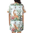 thumbnail image 6 of Fotbe Animals-1 Print Pajama Set for Women 2 Piece Loungewear Short Sleeve Tops and Shorts Set Soft Sleepwear-Large, 6 of 7