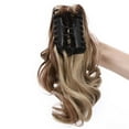 thumbnail image 4 of Extension de Cheveux Queue de Cheval Courte et Bouclée à Clip, Extension de Cheveux Synthétiques Mignonne à Clip, 4 of 6
