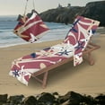 thumbnail image 1 of Sentmoon Lounge Chair Towel Cover Beach Chair Towel with Side Pockets, Microfiber Cover for Lounge Chairs, Perfect for Beach, Pool, and Outdoor Relaxation, 1 of 7