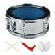 thumbnail image 5 of Tambor de caja de 13 pulgadas, batería musical, juguete educativo profesional portátil con correa para el hombro. plata, 5 of 9